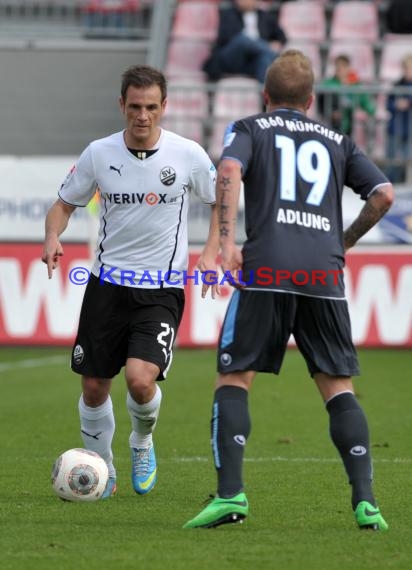 2. Bundesliga SV Sandhausen - TSV 1860 München Hardtwaldstadion Sandhausen 01.03.2014 (© Kraichgausport / Loerz)